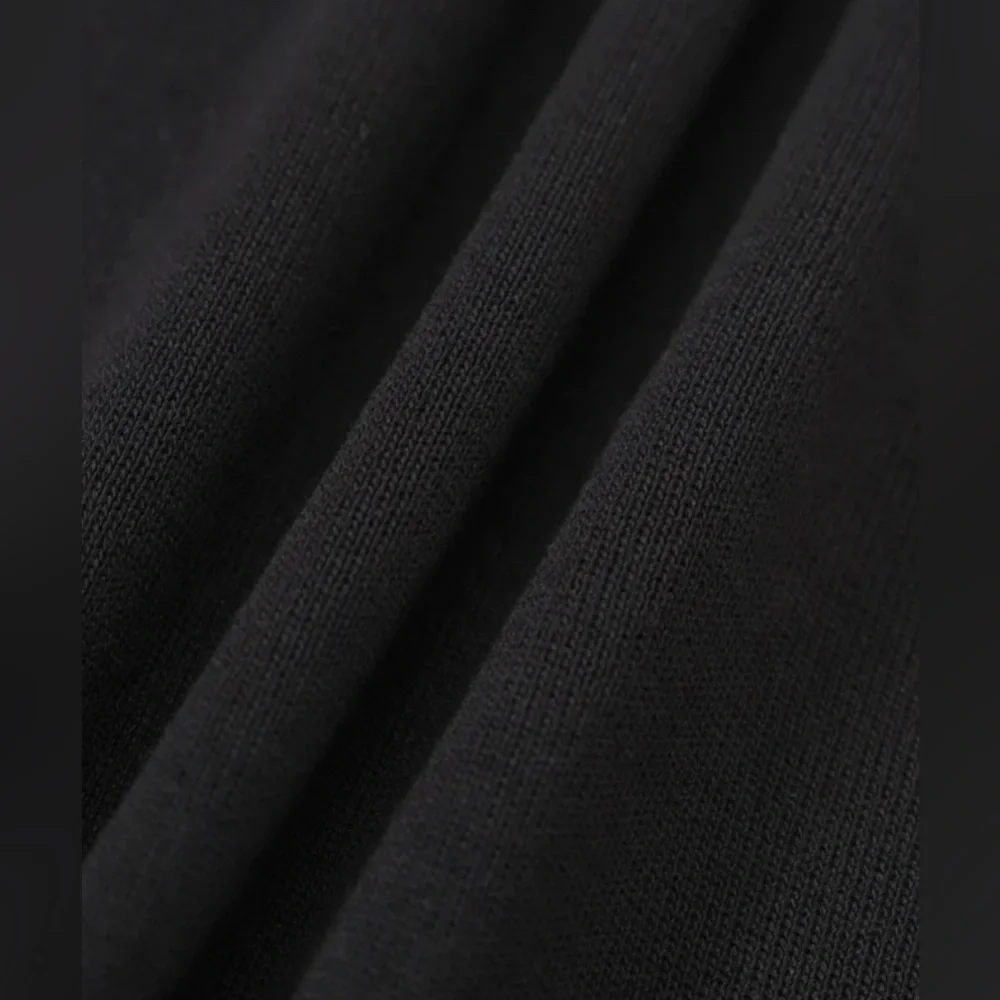 NWT RIHOAS Black Contrasting Long Sleeve Sweater Mini Dress - Picture 8 of 9